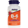 Витамин NOW FOODS B-6, Пиридоксин 100 мг, 100 капсул NS*0456